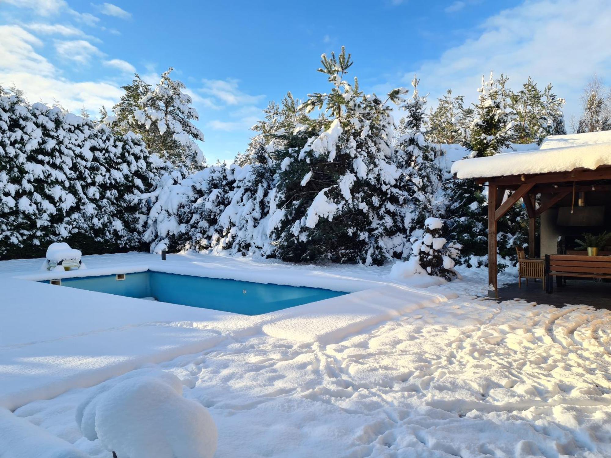 Wigwam Dom Z Basenem Na Kaszubach Villa Sulęczyno Eksteriør bilde