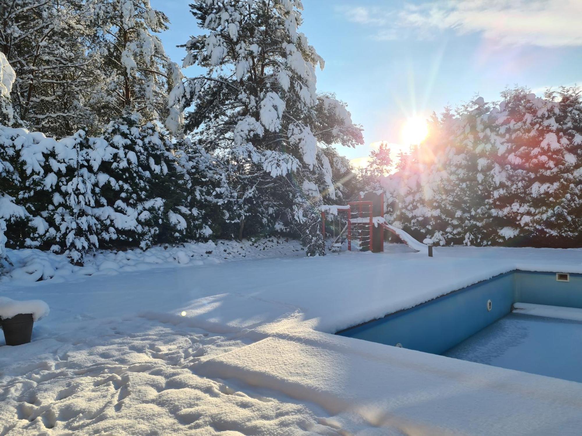 Wigwam Dom Z Basenem Na Kaszubach Villa Sulęczyno Eksteriør bilde